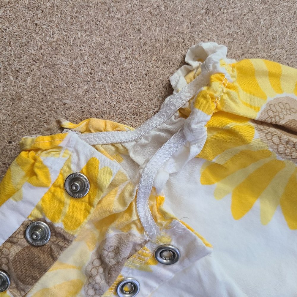 Carter's Sunflower Ruffled Romper - Picture 5 of 6